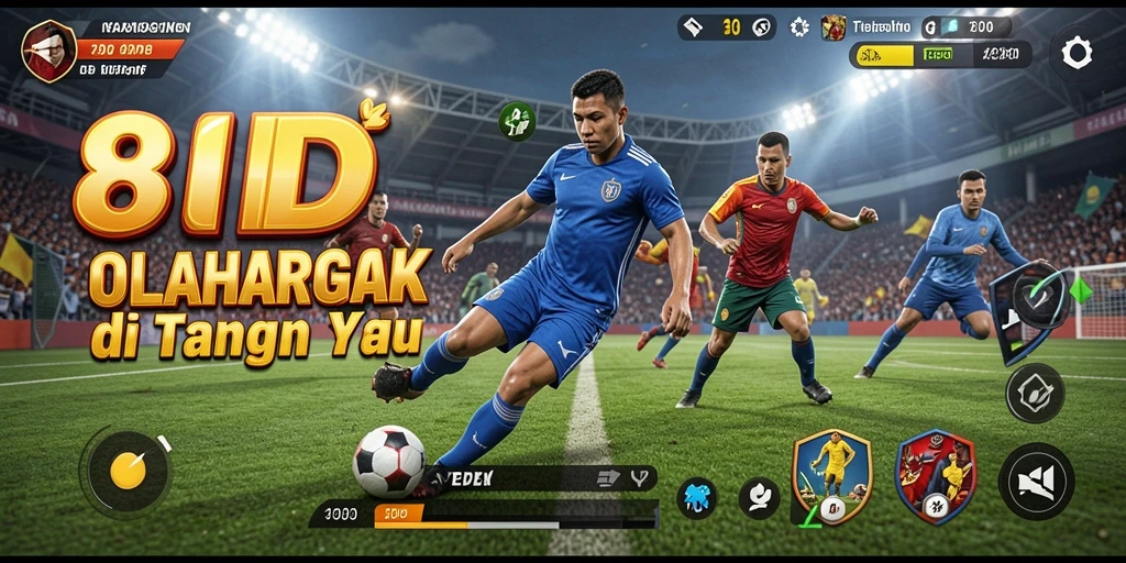 Tampilan gameplay seru dari 8ID yang penuh aksi olahraga.