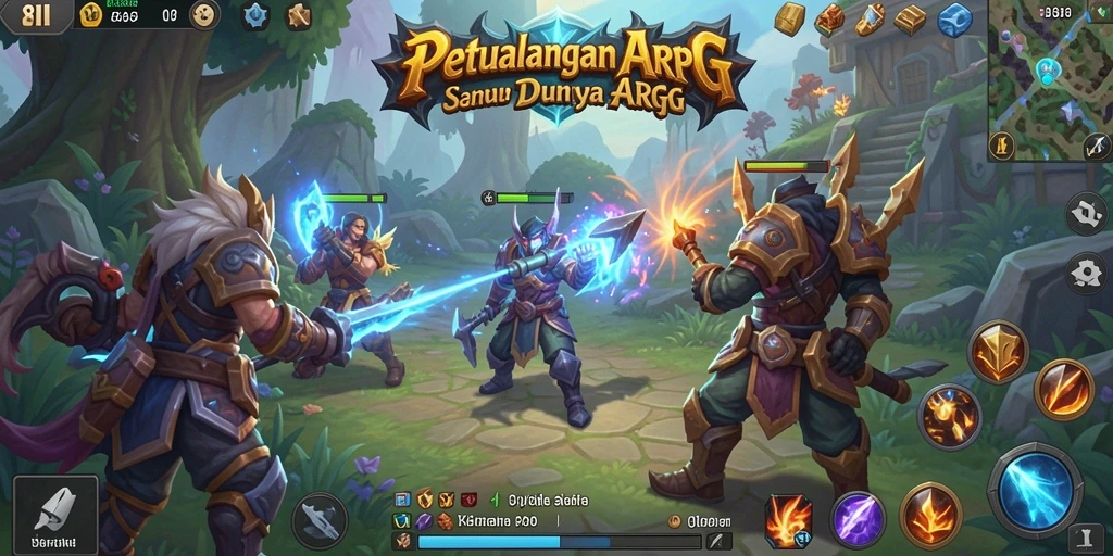 Gameplay seru dengan berbagai tantangan di dunia ARPG.