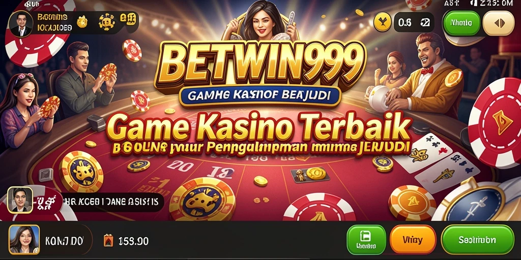 Tampilan gameplay menarik dari aplikasi Kasino BETWIN999.