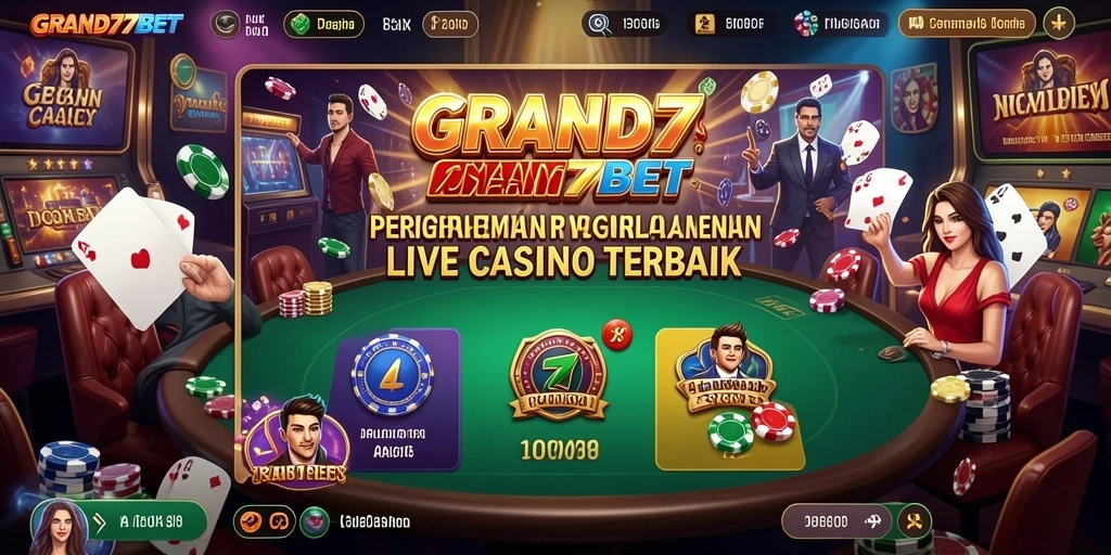 Tampilan gameplay seru di GRAND77BET Live Casino.