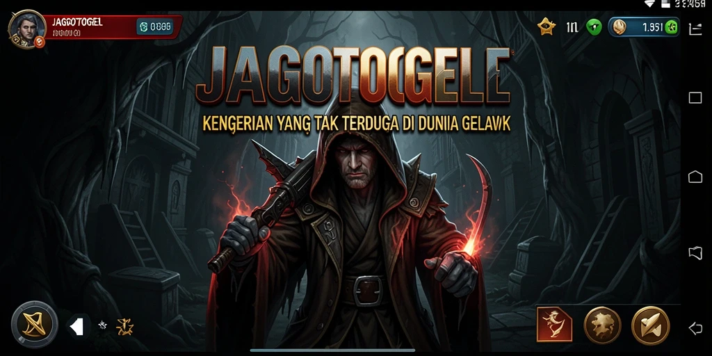 Gameplay menegangkan JAGOTOGEL di dunia yang gelap dan misterius.