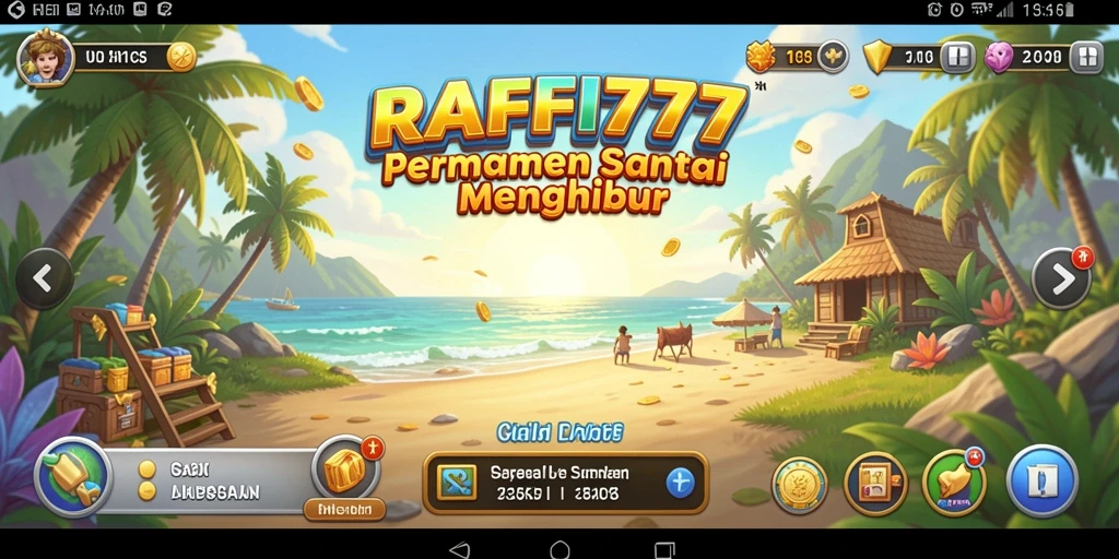 Tampilan gameplay menarik dan penuh warna dari RAFFI777.