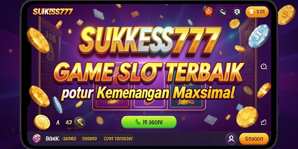 Screenshot utama gameplay slot SUKSES777 dengan tema menarik.