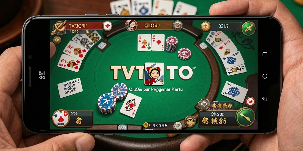 Tampilan gameplay QiuQiu yang seru dan menegangkan.