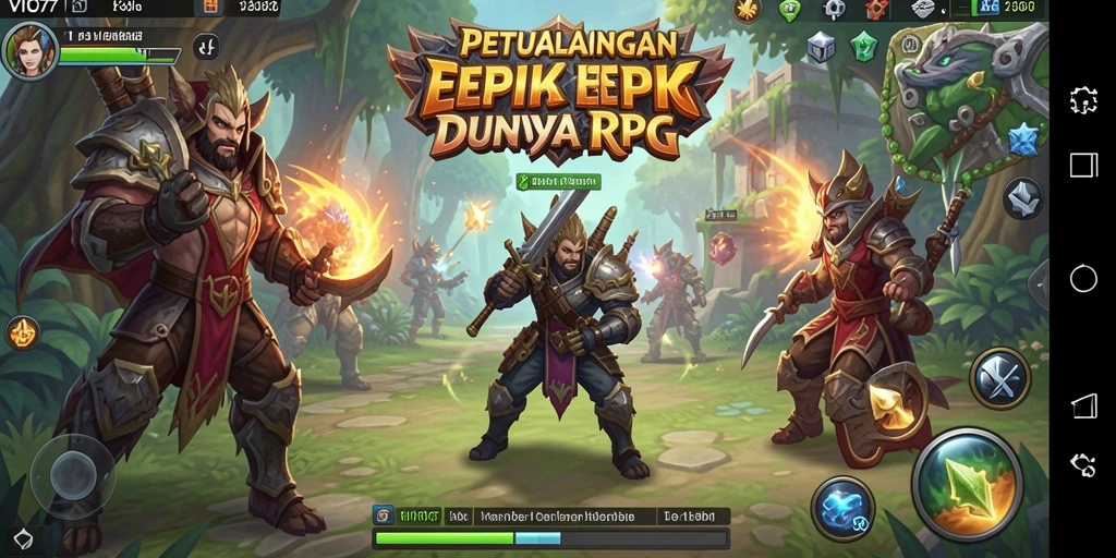 Gameplay seru VIO77 dengan aksi RPG mendebarkan.