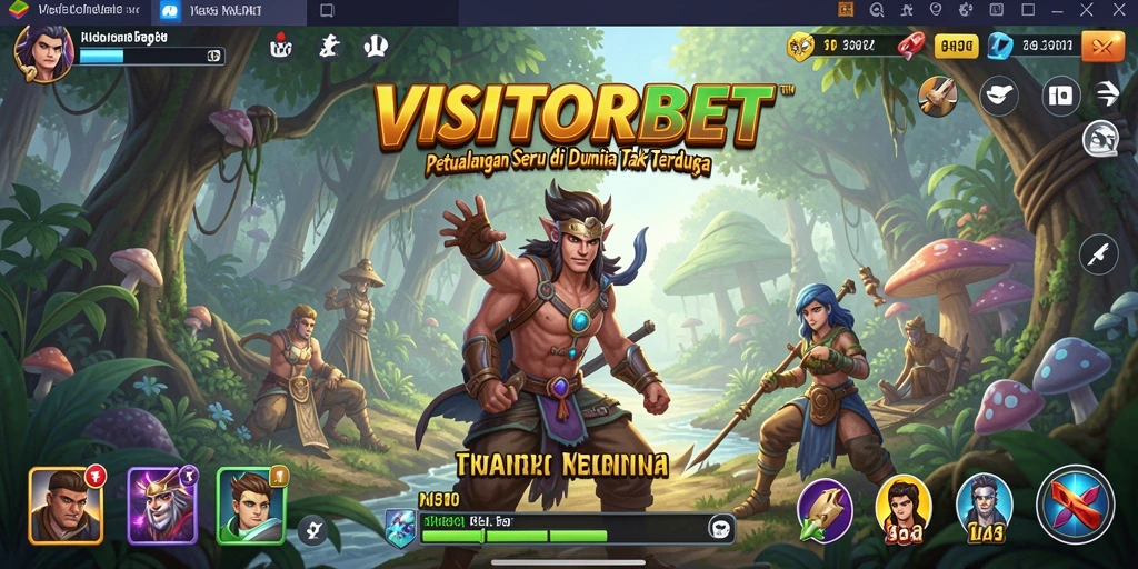 Tangkapan layar gameplay VISITORBET menampilkan aksi seru dan petualangan yang mendebarkan.