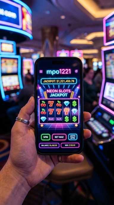 Tampilan antarmuka mpo1221 yang ramah pengguna memudahkan navigasi aplikasi.